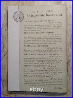 October 1941 Scribner's Commentator The American Quality Frank Lloyd Wright