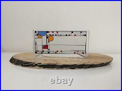Omaggio A Frank Lloyd Wright frosted glass tray