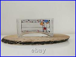 Omaggio A Frank Lloyd Wright frosted glass tray