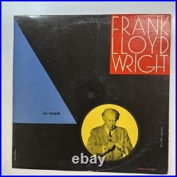 On Record LP Vinyl Record Frank Lloyd Wright Interview Caedmon