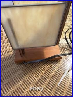 One of a kind hand made Mission Frank Lloyd Wright Style Lamp signd t d freiberg