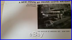 Original 1938 A New House on Bear Run PA Frank Lloyd Wright Museum Modern Art NY