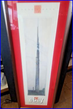 Original FRANK LLOYD WRIGHT Exhibition Poster 11x36, Phoenix Art Museum (1990)