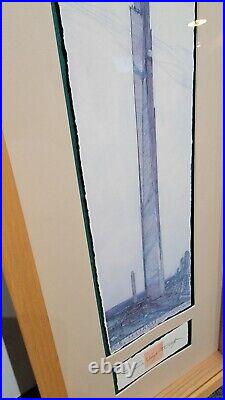 Original FRANK LLOYD WRIGHT Exhibition Poster 11x36, Phoenix Art Museum (1990)