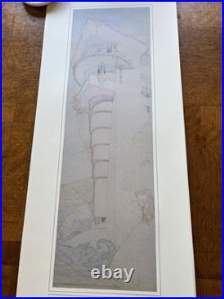Original FRANK LLOYD WRIGHT Exhibition Poster 11x36, Phoenix Art Museum (1995)
