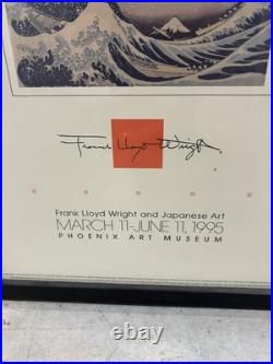 Original FRANK LLOYD WRIGHT Exhibition Poster 11x36, Phoenix Art Museum (1995)