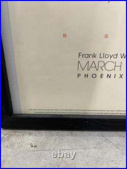 Original FRANK LLOYD WRIGHT Exhibition Poster 11x36, Phoenix Art Museum (1995)