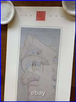 Original FRANK LLOYD WRIGHT Exhibition Poster 11x36, Phoenix Art Museum (1995)