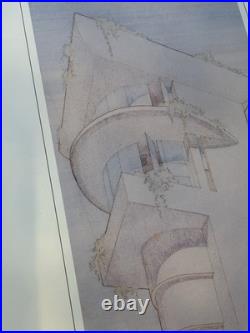 Original FRANK LLOYD WRIGHT Exhibition Poster 11x36, Phoenix Art Museum (1995)