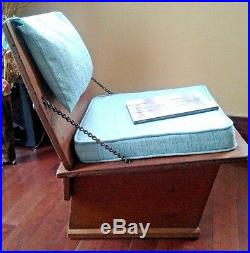 Original Frank Lloyd Wright Unitarian Church Seat Designed By Flw For His Church
