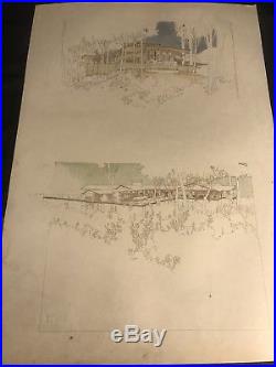 Original Wasmuth Portfolio Frank Lloyd Wright 1910, 1 Of Only 30 Remaining