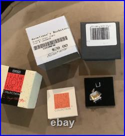 Ortak Frank Lloyd Wright Sterling Silver Origami Chair Dangle Charm New in Box