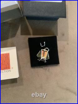Ortak Frank Lloyd Wright Sterling Silver Origami Chair Dangle Charm New in Box