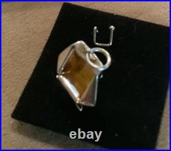 Ortak Frank Lloyd Wright Sterling Silver Origami Chair Dangle Charm New in Box