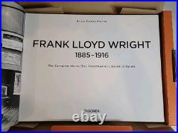 Oversized Frank Lloyd Wright Complete Works Vol 1 1885 1916 Pfeiffer Hardcover