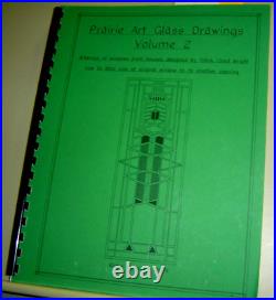 PRAIRIE ART GLASS DRAWINGS Vol 2 DENNIS CASEY Frank Lloyd Wright Windows 1995