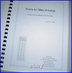 PRAIRIE ART GLASS DRAWINGS Volumes 1 & 2 DENNIS CASEY Frank Lloyd Wright WINDOWS