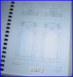 PRAIRIE ART GLASS DRAWINGS Volumes 1 & 2 DENNIS CASEY Frank Lloyd Wright WINDOWS