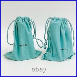 Pair Tiffany & Co Frank Lloyd Wright FDN Sterling Silver Modernist Candlesticks