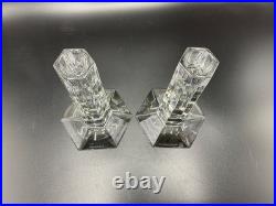 Pair of Tiffany & Co Frank Lloyd Wright 6 Candlesticks Set 2