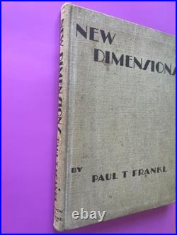 Paul T Frankl / New Dimensions The Decorative Arts, 1928 art deco