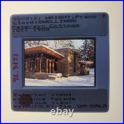 Peterson Cottage Lake Delton, WI Architecture F. Wright 35mm Glass Slides Lot 27