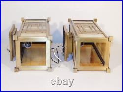 Pr Frank Lloyd Wright Collection Wall Sconces by Frederick Raymond Ca. 1992