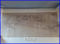 Print of Imperial Hotel Tokyo Frank Lloyd Wright Conceptual Drawing Poster Large