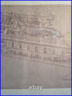 Print of Imperial Hotel Tokyo Frank Lloyd Wright Conceptual Drawing Poster Large