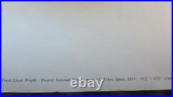 Print of Imperial Hotel Tokyo Frank Lloyd Wright Conceptual Drawing Poster Large
