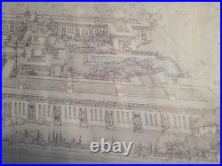 Print of Imperial Hotel Tokyo Frank Lloyd Wright Conceptual Drawing Poster Large