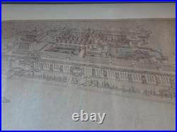 Print of Imperial Hotel Tokyo Frank Lloyd Wright Conceptual Drawing Poster Large