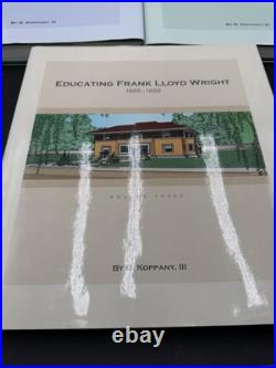 RARE Educating Frank Lloyd Wright, 1885-1899 by Frank Lloyd Wright. B. Koppany