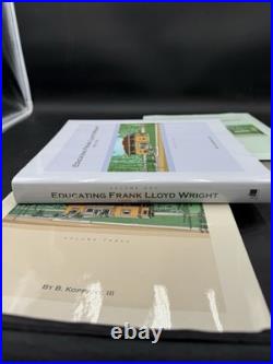 RARE Educating Frank Lloyd Wright, 1885-1899 by Frank Lloyd Wright. B. Koppany