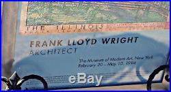 RARE Frank Lloyd Wright Orig 1994 MOMA Poster, The Illinois Cantilever Structure