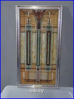 RARE Frank Lloyd Wright Stained Glass Vintage Art Work Oak Park Skylight