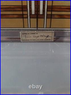 RARE Frank Lloyd Wright Stained Glass Vintage Art Work Oak Park Skylight