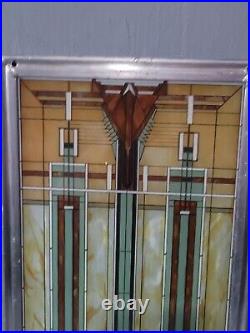RARE Frank Lloyd Wright Stained Glass Vintage Art Work Oak Park Skylight