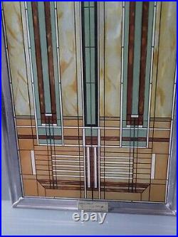 RARE Frank Lloyd Wright Stained Glass Vintage Art Work Oak Park Skylight