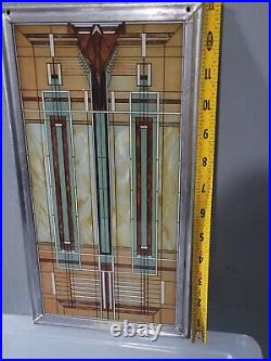 RARE Frank Lloyd Wright Stained Glass Vintage Art Work Oak Park Skylight