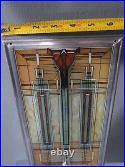 RARE Frank Lloyd Wright Stained Glass Vintage Art Work Oak Park Skylight