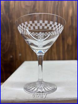 RARE Frank Lloyd Wright The Imperial Hotel Cocktail Martini Glass Pair Set of 2