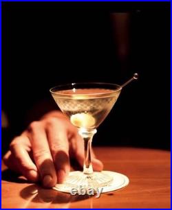 RARE Frank Lloyd Wright The Imperial Hotel Cocktail Martini Glass Pair Set of 2