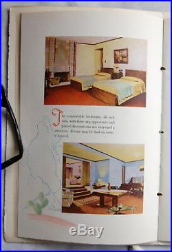 RARE Jan. 1952 The Arizona Biltmore Hotel Brochure FRANK LLOYD WRIGHT Designer