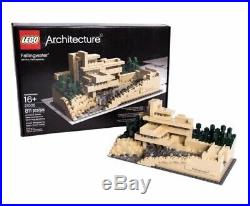 RARE LEGO Architecture Fallingwater 21005 Frank Lloyd Wright (Complete)