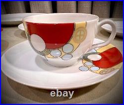 RARE NEW! Vintage NORITAKE Frank Lloyd Wright 7 pc set, Imperial Hotel Japan