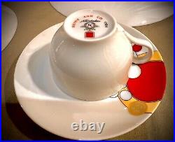 RARE NEW! Vintage NORITAKE Frank Lloyd Wright 7 pc set, Imperial Hotel Japan