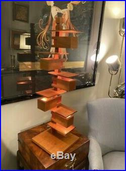 RARE VTG Signed Frank Lloyd Wright Lumiere S2310 Taliesin III Architectural Lamp