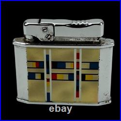 RARE Vintage 1959 ROGERS Automatic Frank Lloyd Wright Inspired Design Lighter