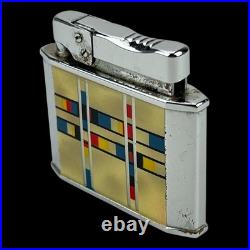 RARE Vintage 1959 ROGERS Automatic Frank Lloyd Wright Inspired Design Lighter